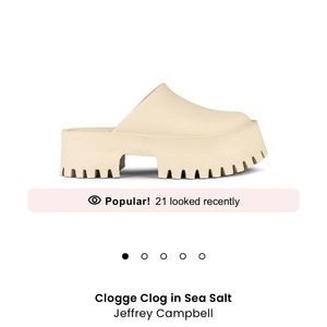 Jeffery Campbell CLOGGE Clogs in Sea Salt
